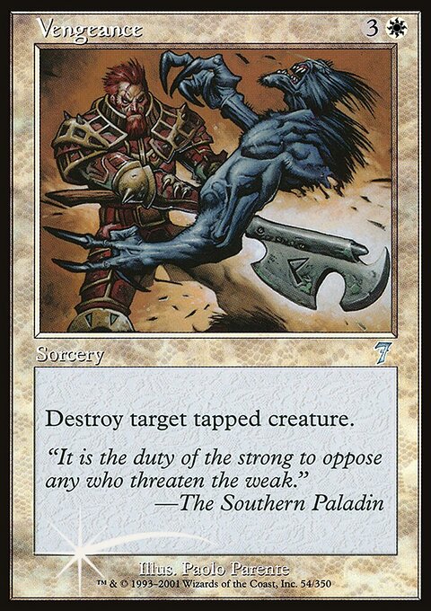 Vengeance, Seventh Edition #54★, Magic: The Gathering card