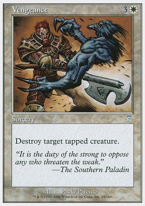 Vengeance, Seventh Edition #54, Magic: The Gathering card
