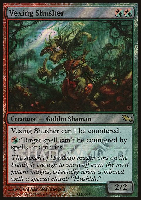 Vexing Shusher, Shadowmoor Promos #222★, Magic: The Gathering card