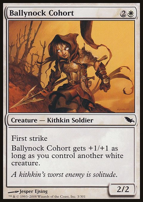 Ballynock Cohort, Shadowmoor #3, Magic: The Gathering card