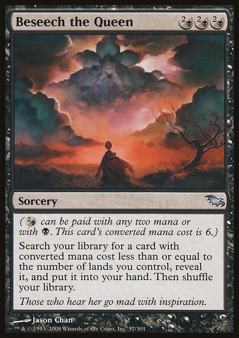 Beseech the Queen, Shadowmoor #57, Magic: The Gathering card