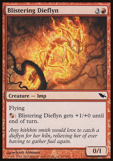 Blistering Dieflyn, Shadowmoor #82, Magic: The Gathering card