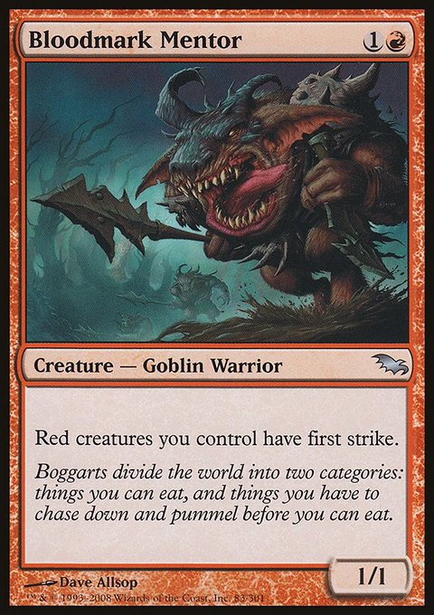Bloodmark Mentor, Shadowmoor #83, Magic: The Gathering card