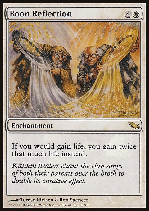 Boon Reflection, Shadowmoor #5, Magic: The Gathering card