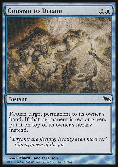 Consign to Dream, Shadowmoor #32, Magic: The Gathering card