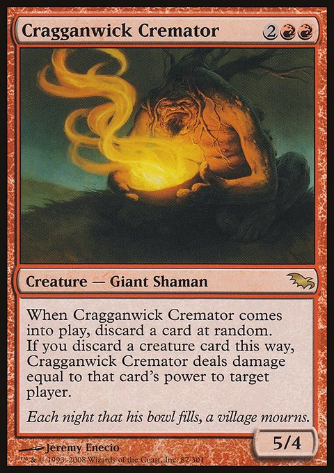 Cragganwick Cremator, Shadowmoor #87, Magic: The Gathering card