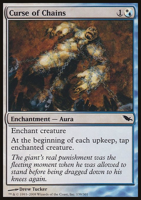 Curse of Chains, Shadowmoor #139, Magic: The Gathering card