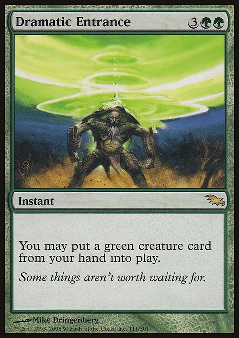Dramatic Entrance, Shadowmoor #111, Magic: The Gathering card