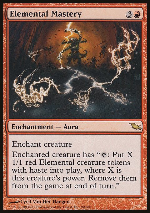 Elemental Mastery, Shadowmoor #90, Magic: The Gathering card