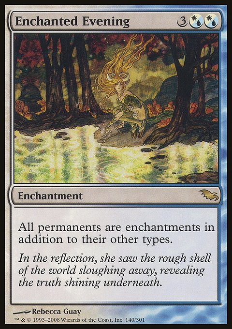 Enchanted Evening, Shadowmoor #140, Magic: The Gathering card