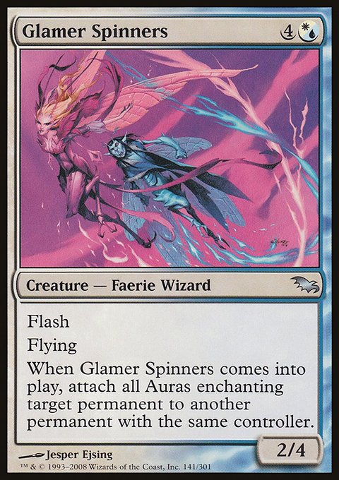 Glamer Spinners, Shadowmoor #141, Magic: The Gathering card