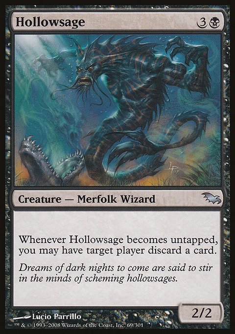 Hollowsage, Shadowmoor #69, Magic: The Gathering card