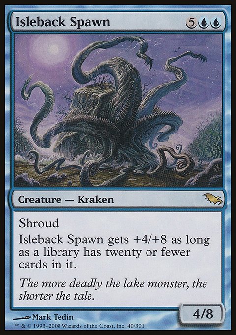 Isleback Spawn, Shadowmoor #40, Magic: The Gathering card