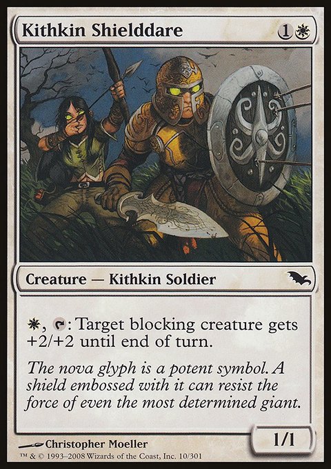 Kithkin Shielddare, Shadowmoor #10, Magic: The Gathering card
