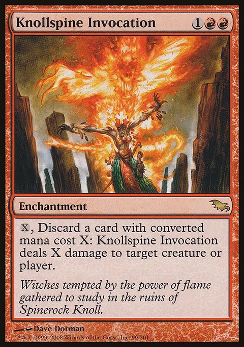 Knollspine Invocation, Shadowmoor #99, Magic: The Gathering card