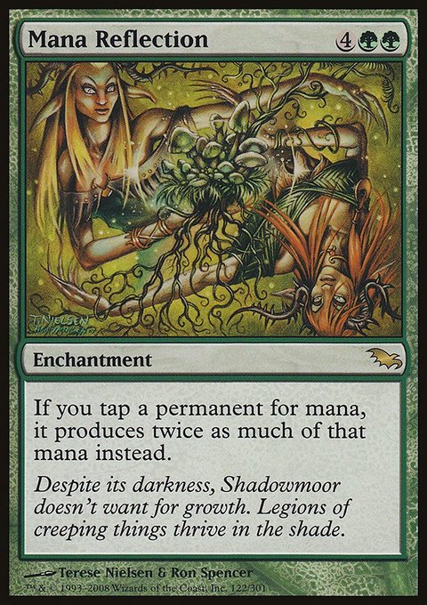 Mana Reflection, Shadowmoor #122, Magic: The Gathering card