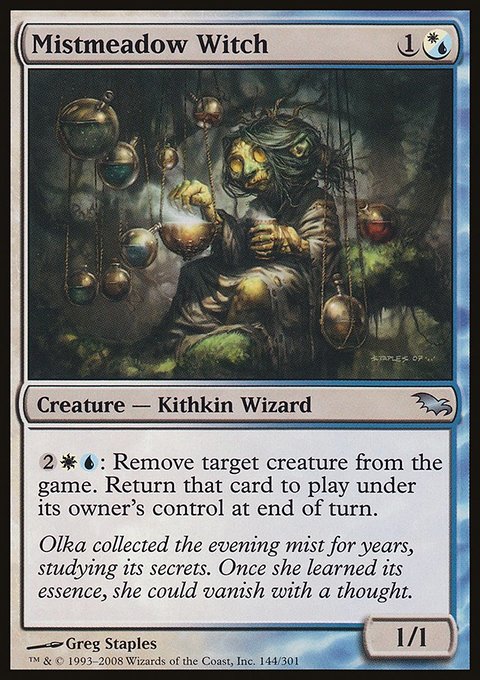 Mistmeadow Witch, Shadowmoor #144, Magic: The Gathering card