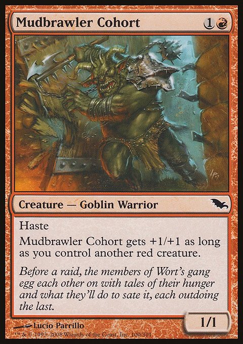 Mudbrawler Cohort, Shadowmoor #100, Magic: The Gathering card