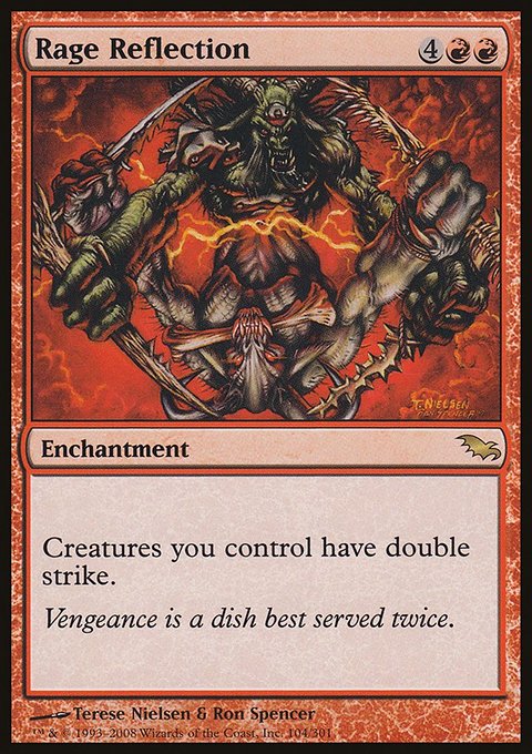 Rage Reflection, Shadowmoor #104, Magic: The Gathering card