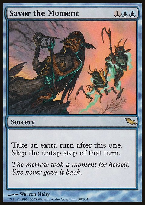 Savor the Moment, Shadowmoor #50, Magic: The Gathering card