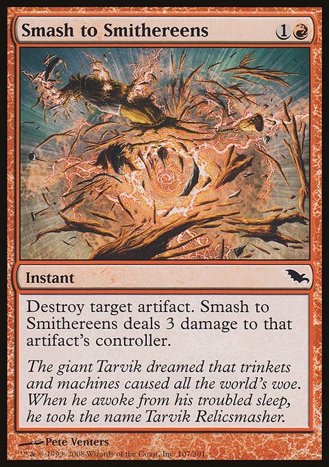 Smash to Smithereens, Shadowmoor #107, Magic: The Gathering card