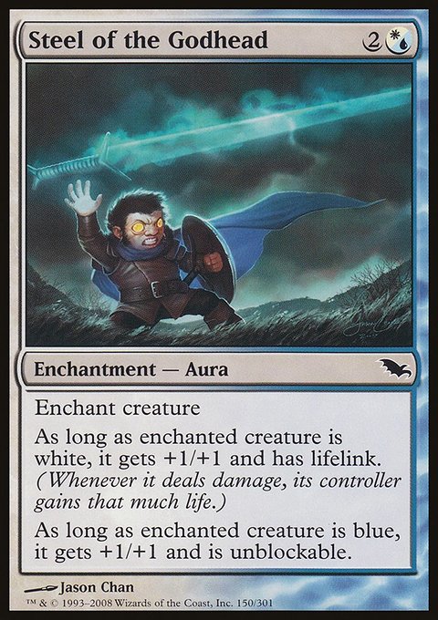 Steel of the Godhead, Shadowmoor #150, Magic: The Gathering card