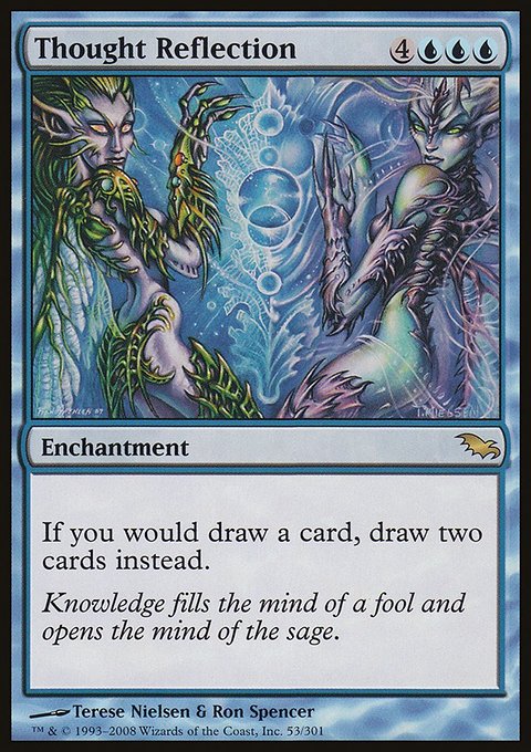 Thought Reflection, Shadowmoor #53, Magic: The Gathering card