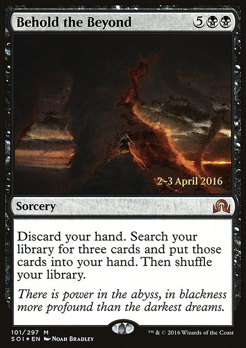Behold the Beyond, Shadows over Innistrad Promos #101s, Magic: The Gathering card