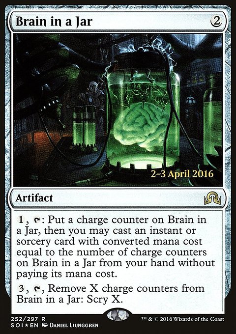 Brain in a Jar, Shadows over Innistrad Promos #252s, Magic: The Gathering card