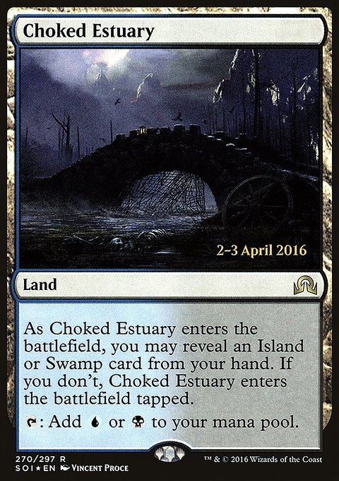 Choked Estuary, Shadows over Innistrad Promos #270s, Magic: The Gathering card