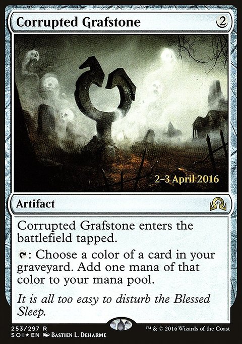 Corrupted Grafstone, Shadows over Innistrad Promos #253s, Magic: The Gathering card