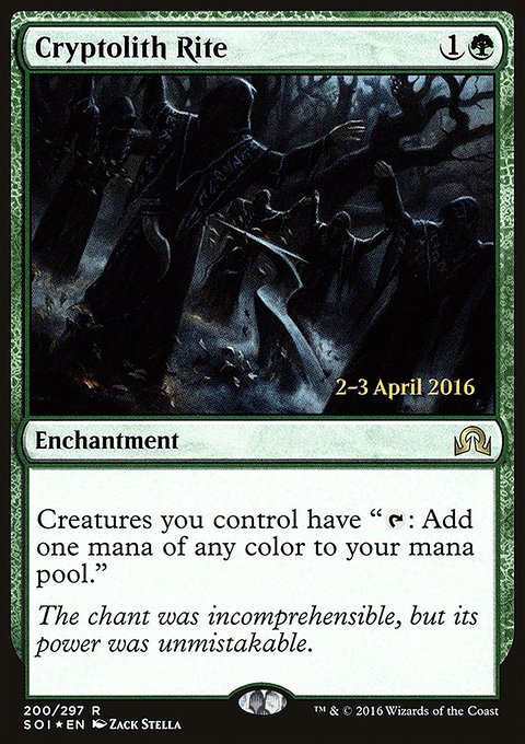 Cryptolith Rite, Shadows over Innistrad Promos #200s, Magic: The Gathering card