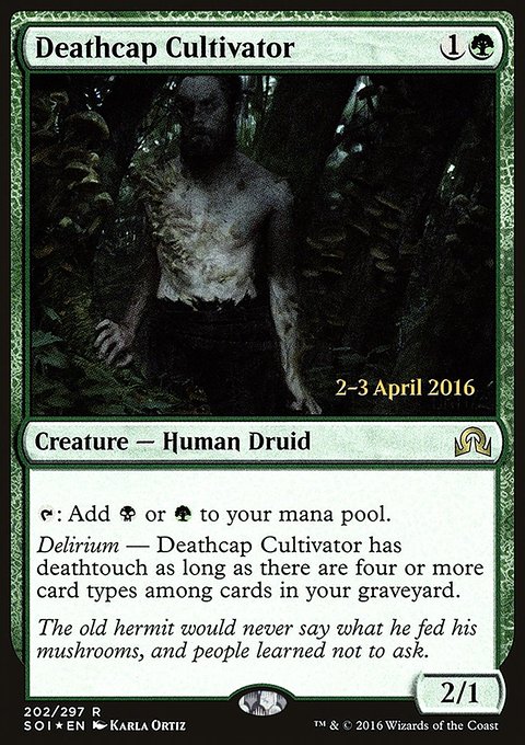 Deathcap Cultivator, Shadows over Innistrad Promos #202s, Magic: The Gathering card