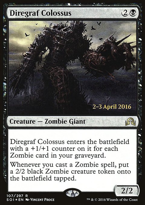 Diregraf Colossus, Shadows over Innistrad Promos #107s, Magic: The Gathering card