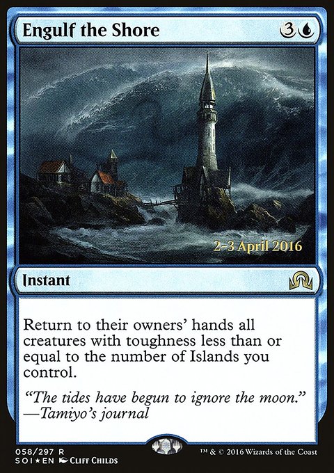 Engulf the Shore, Shadows over Innistrad Promos #58s, Magic: The Gathering card