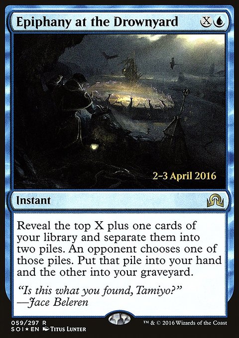 Epiphany at the Drownyard, Shadows over Innistrad Promos #59s, Magic: The Gathering card