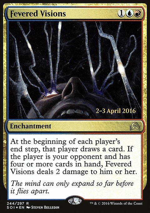 Fevered Visions, Shadows over Innistrad Promos #244s, Magic: The Gathering card