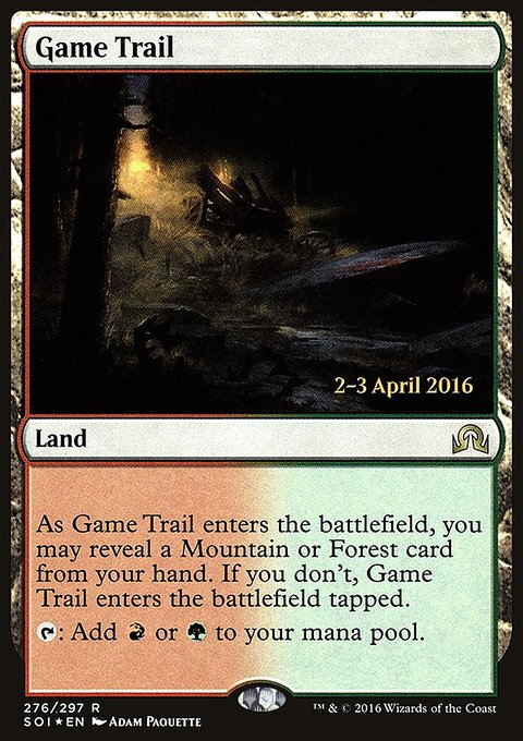 Game Trail, Shadows over Innistrad Promos #276s, Magic: The Gathering card