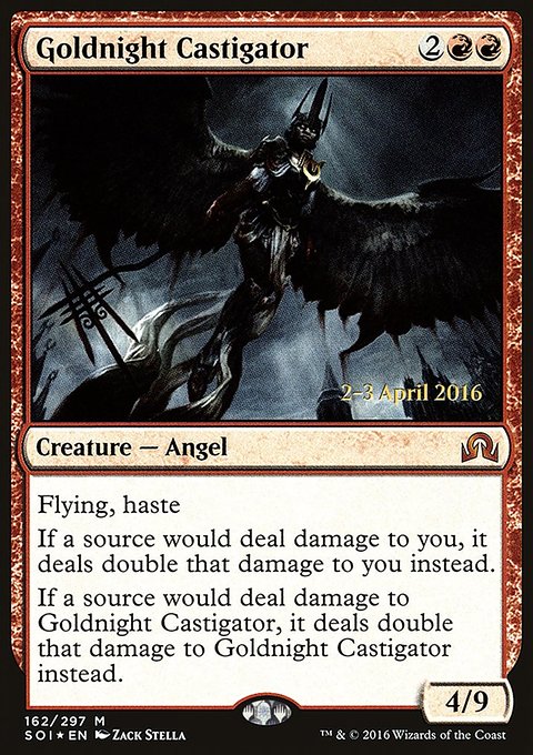 Goldnight Castigator, Shadows over Innistrad Promos #162s, Magic: The Gathering card