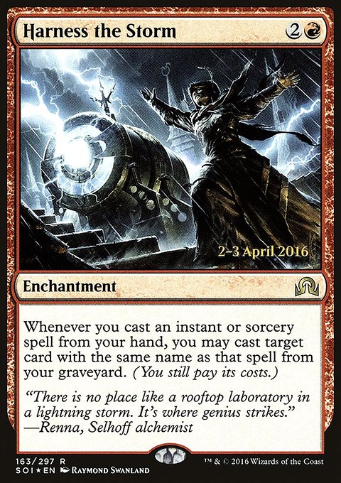Harness the Storm, Shadows over Innistrad Promos #163s, Magic: The Gathering card