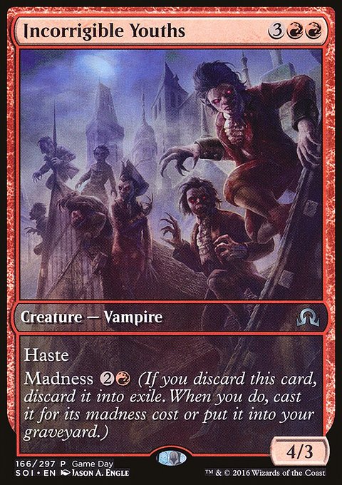 Incorrigible Youths, Shadows over Innistrad Promos #166, Magic: The Gathering card