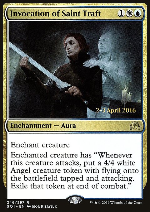 Invocation of Saint Traft, Shadows over Innistrad Promos #246s, Magic: The Gathering card
