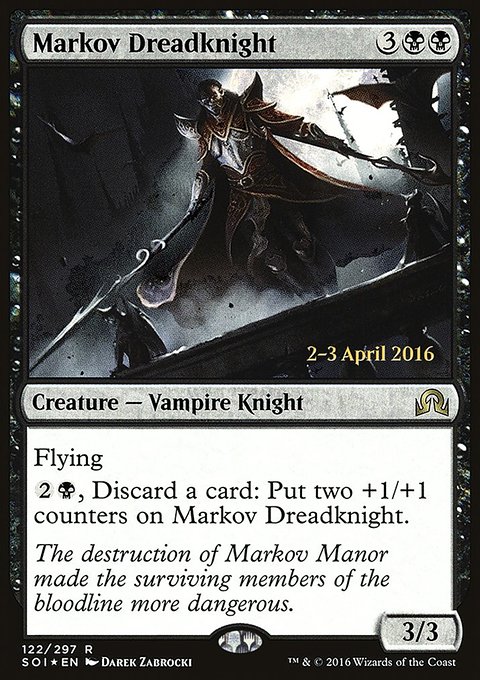 Markov Dreadknight, Shadows over Innistrad Promos #122s, Magic: The Gathering card