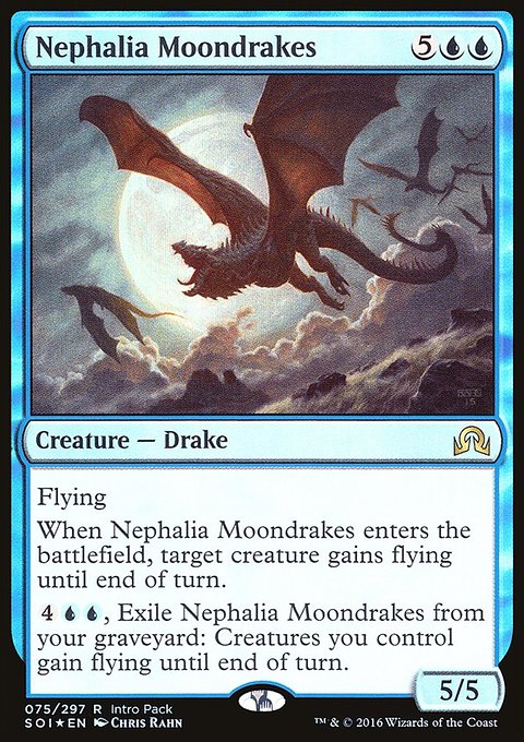 Nephalia Moondrakes, Shadows over Innistrad Promos #75, Magic: The Gathering card