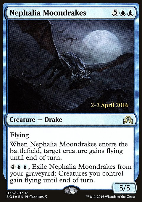 Nephalia Moondrakes, Shadows over Innistrad Promos #75s, Magic: The Gathering card