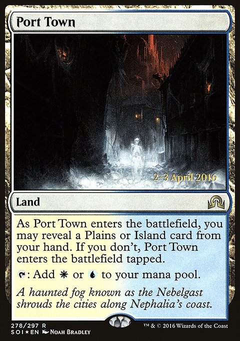 Port Town, Shadows over Innistrad Promos #278s, Magic: The Gathering card