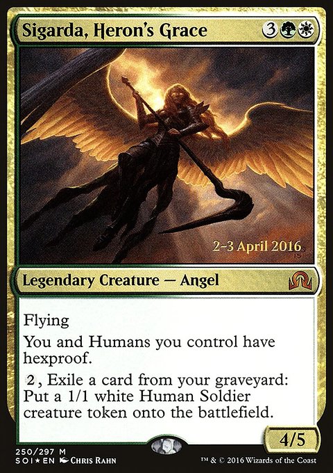 Sigarda, Heron's Grace, Shadows over Innistrad Promos #250s, Magic: The Gathering card