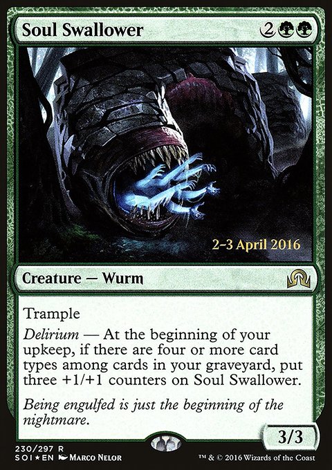 Soul Swallower, Shadows over Innistrad Promos #230s, Magic: The Gathering card