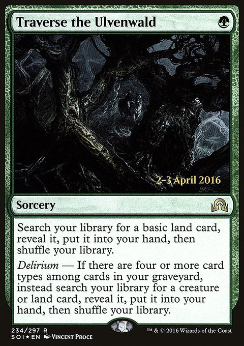 Traverse the Ulvenwald, Shadows over Innistrad Promos #234s, Magic: The Gathering card