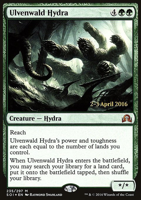 Ulvenwald Hydra, Shadows over Innistrad Promos #235s, Magic: The Gathering card